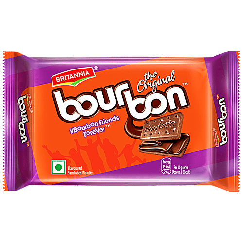Britannia Bourbon Chocolate Cream Biscuits