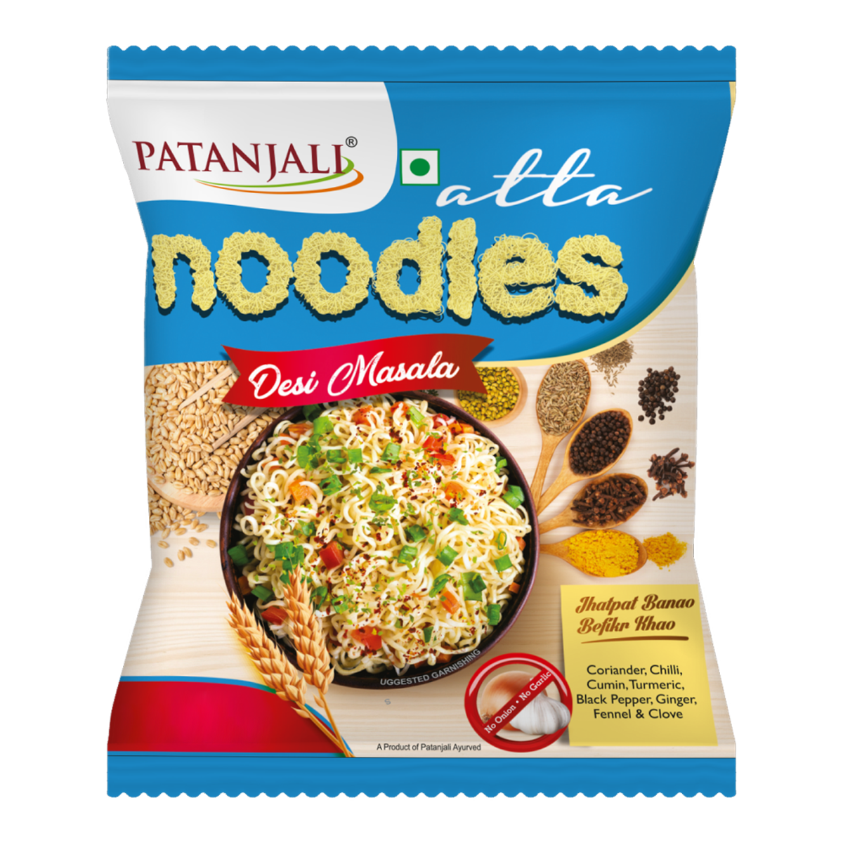 Patanjali Atta Noodles Desi Masala