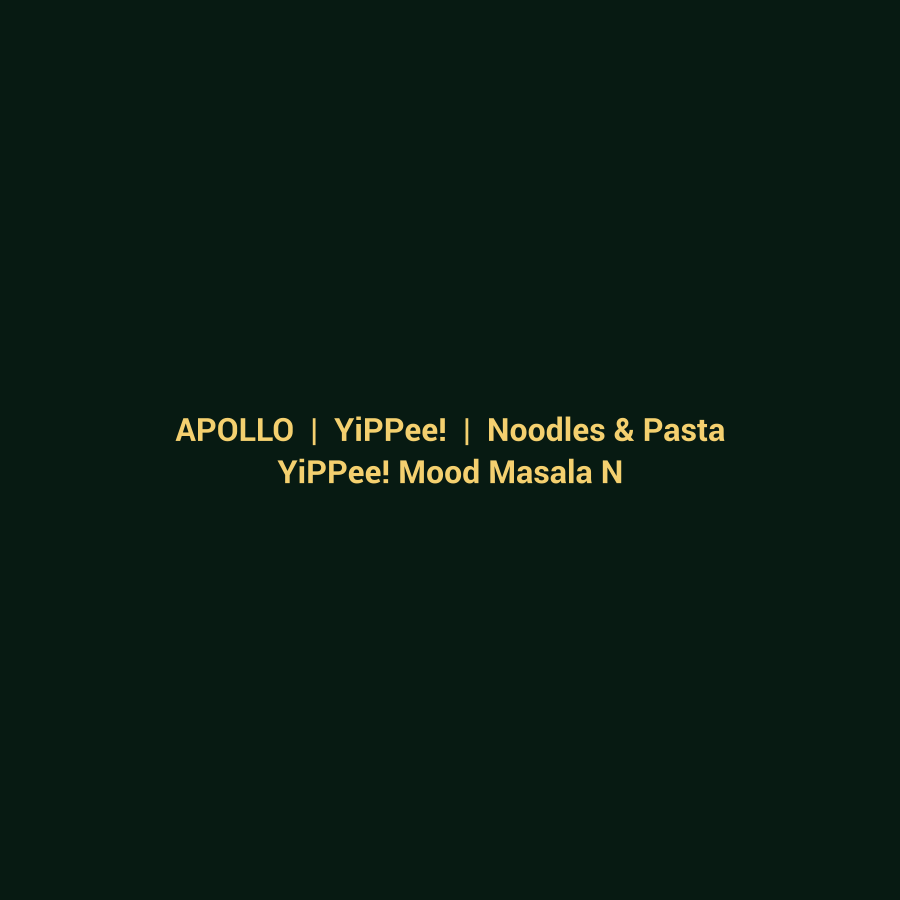 YiPPee! Mood Masala Noodles — 60 g