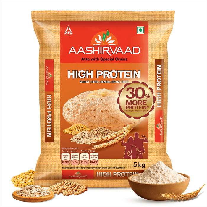 Aashirvaad High Protein Atta — 5 kg