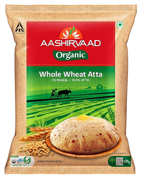 Aashirvaad Organic Atta — 5 kg