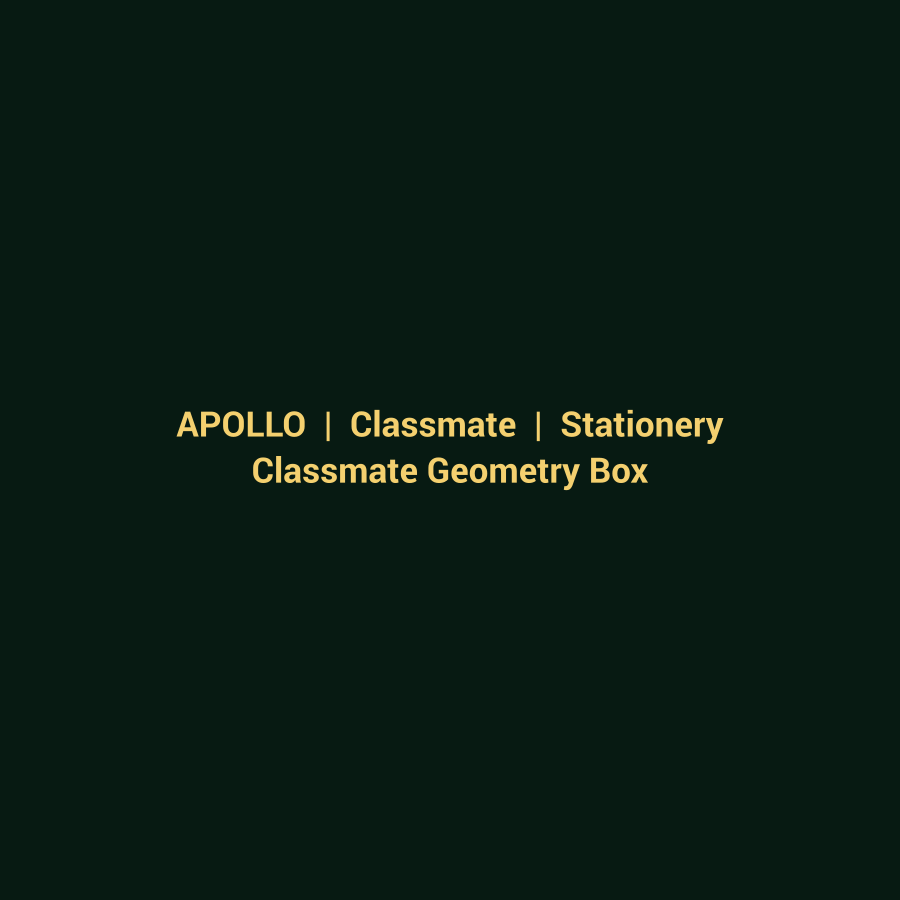 Classmate Geometry Box — 1 unit
