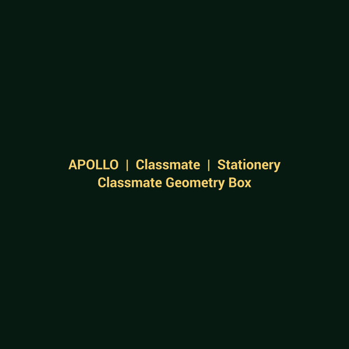 Classmate Geometry Box — 1 unit