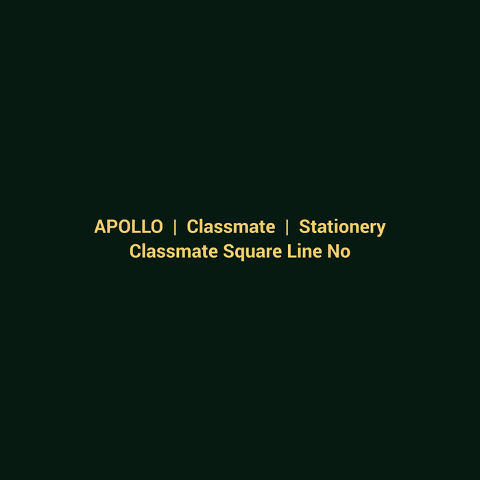 Classmate Square Line Notebook — 172 pages