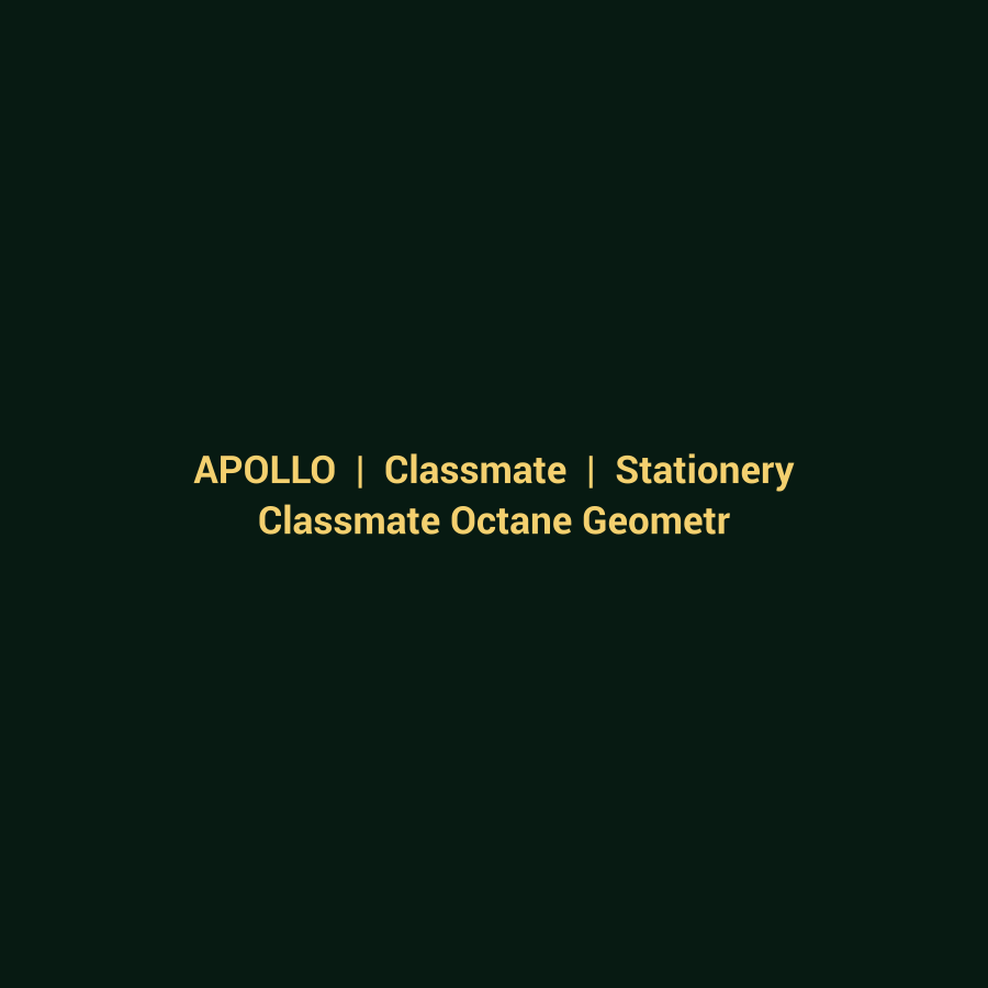 Classmate Octane Geometry Box — 1 unit