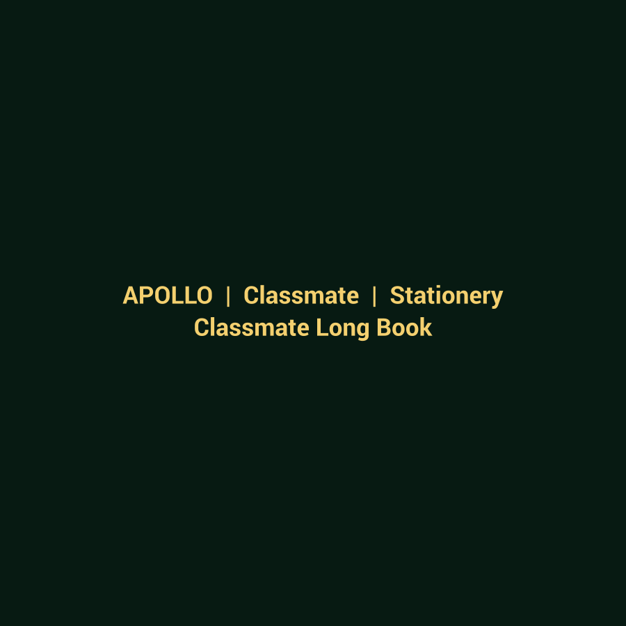 Classmate Long Book — 400 pages