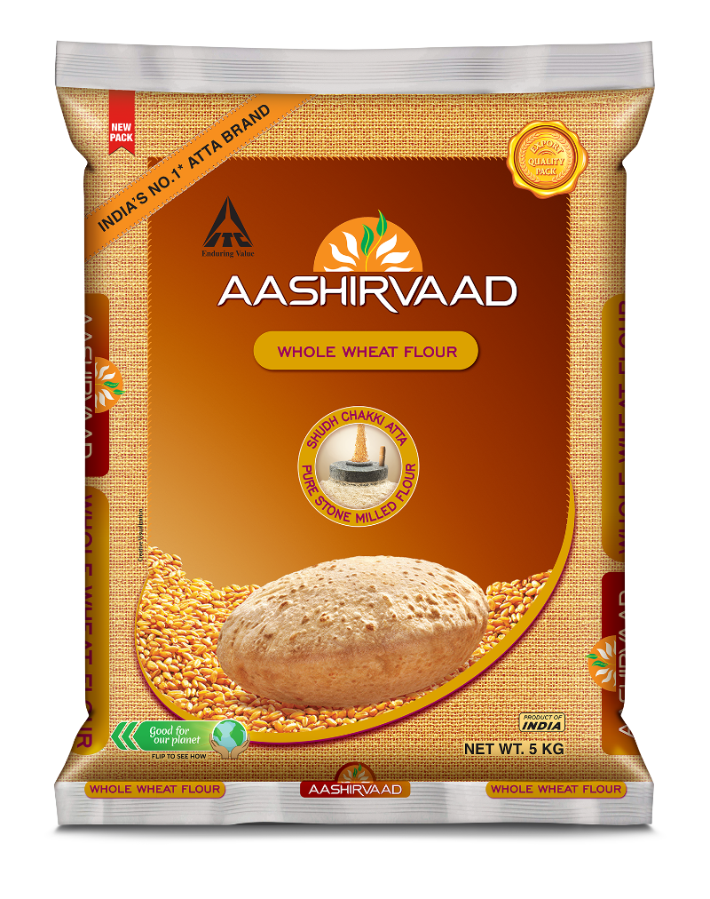 Aashirvaad Whole Wheat Atta — 5 kg