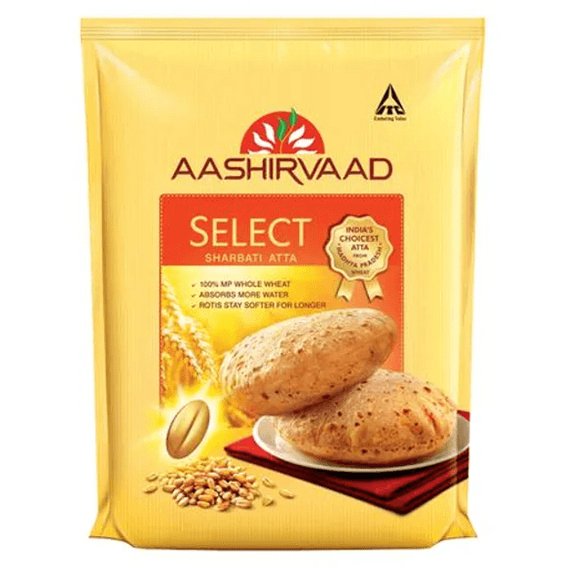 Aashirvaad Select Sharbati Atta — 5 kg