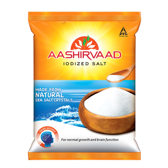 Aashirvaad Iodised Salt — 1 kg