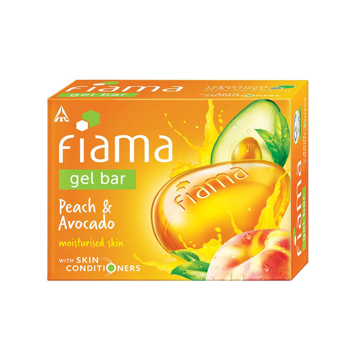 Fiama Peach & Avocado Gel Bar — 125 g